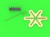 Master GM-72-020 German WWII 1,8m star antenna (for command tanks) (1pc) 1/72